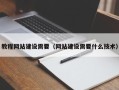 长沙教程网站建设需要（网站建设需要什么技术）